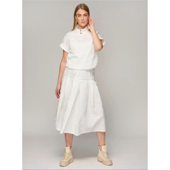 Nu Denmark Dresses & Skirts - Nü Denmark Owami 2 Piece Top and Skirt in White Size Small